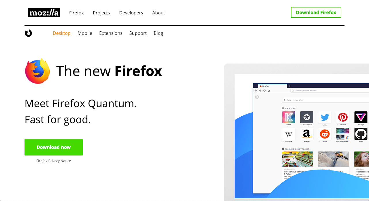 Firefox Website