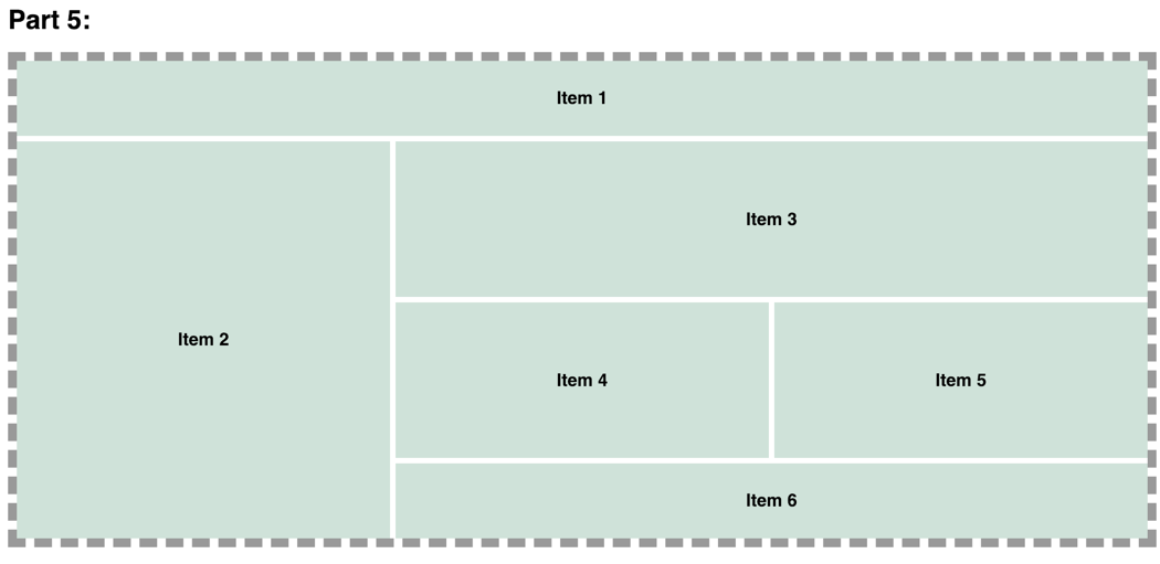 The Grid Layout for Part 5